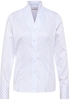 overhemdblouse in wit gedrukt