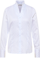 overhemdblouse in wit gedrukt