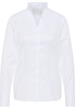overhemdblouse in wit gestructureerd
