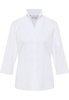 overhemdblouse in wit gestructureerd