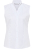 overhemdblouse in wit gestructureerd