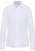 overhemdblouse in wit gestructureerd