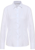 overhemdblouse in wit gestructureerd
