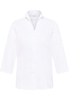 overhemdblouse in wit gestructureerd