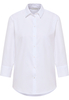 overhemdblouse in wit gestructureerd