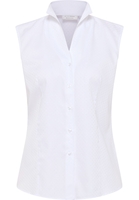 overhemdblouse in wit gestructureerd