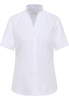 overhemdblouse in wit gestructureerd