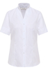overhemdblouse in wit gestructureerd