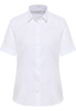 overhemdblouse in wit gestructureerd