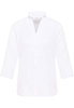 overhemdblouse in wit gestructureerd