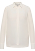 overhemdblouse in wit vlakte