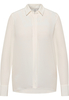 overhemdblouse in wit vlakte