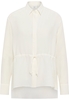overhemdblouse in wit vlakte