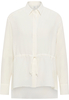 overhemdblouse in wit vlakte