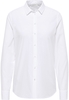overhemdblouse in wit vlakte