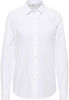 overhemdblouse in wit vlakte