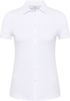 overhemdblouse in wit vlakte