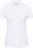 overhemdblouse in wit vlakte