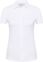 overhemdblouse in wit vlakte