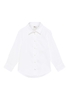 overhemdblouse in wit vlakte