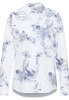 Oxford Shirt Blouse in navy gedrukt