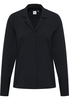 Signature Shirt Blouse in zwart vlakte