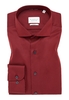 SLIM FIT Cover Shirt in donkerrood vlakte