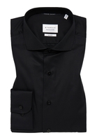 SLIM FIT Cover Shirt in zwart vlakte