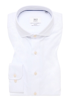 SLIM FIT Jersey Shirt in wit vlakte