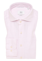 SLIM FIT Linen Shirt in roze vlakte