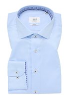 SLIM FIT Luxury Shirt in lyseblå vlakte