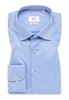 SLIM FIT Luxury Shirt in middenblauw vlakte