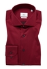 SLIM FIT Luxury Shirt in robijnrood vlakte