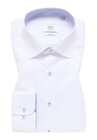 SLIM FIT Luxury Shirt in wit vlakte