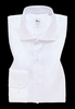 SLIM FIT Luxury Shirt in wit vlakte