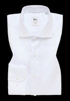 SLIM FIT Luxury Shirt in wit vlakte