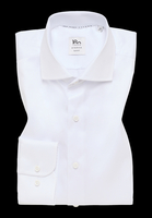 SLIM FIT Luxury Shirt in wit vlakte