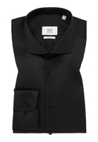 SLIM FIT Luxury Shirt in zwart vlakte