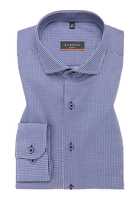 SLIM FIT Overhemd in donkerblauw geruit