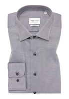 SLIM FIT Overhemd in grijs gestructureerd