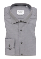 SLIM FIT Overhemd in grijs gestructureerd