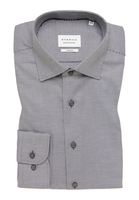 SLIM FIT Overhemd in grijs gestructureerd