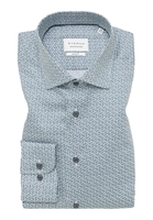 SLIM FIT Overhemd in groen gedrukt