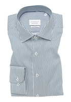 SLIM FIT Overhemd in groen gestreept