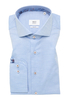 SLIM FIT Overhemd in hemelsblauw vlakte