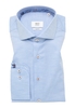 SLIM FIT Overhemd in hemelsblauw vlakte