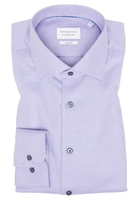 SLIM FIT Overhemd in lavendel gestructureerd