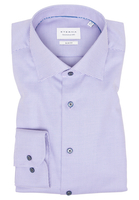 SLIM FIT Overhemd in lavendel gestructureerd