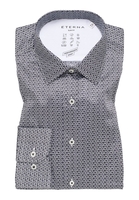 SLIM FIT Performance Shirt in zwart gedrukt