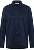 Soft Luxury Shirt Blouse in navy vlakte